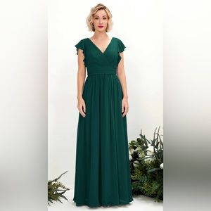 NWT Carlyna Dark Emerald Green Dress